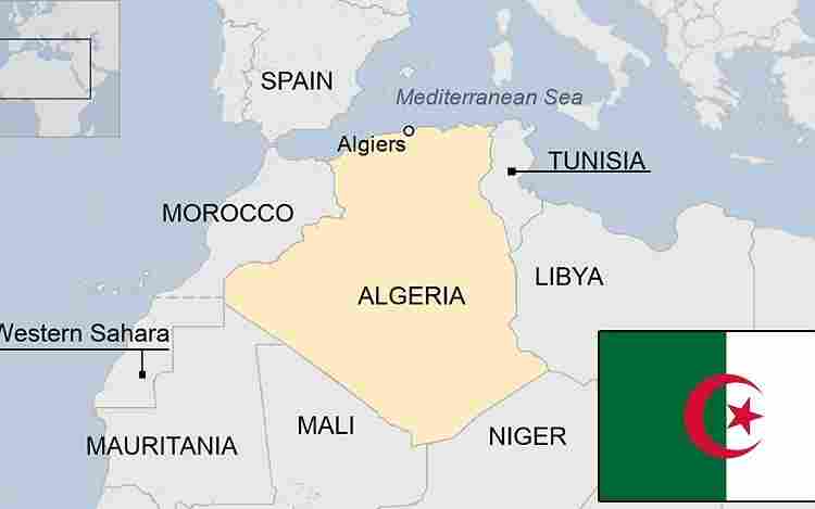 Algeria map