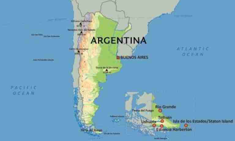 Argentina map