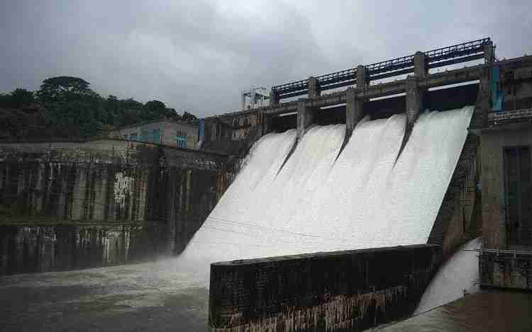 Bhadra River Project Dam