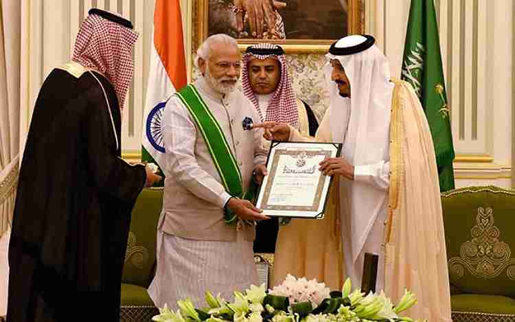 Abdulaziz Al Saud Awards Received by Narendra Modi