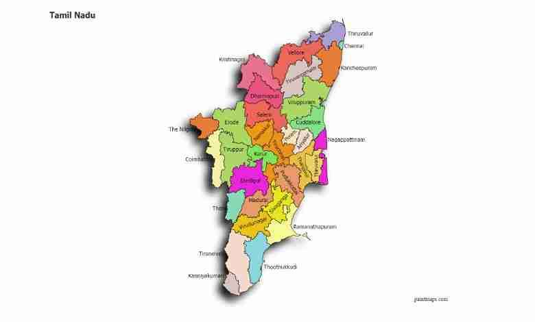 Tamil Nadu Map