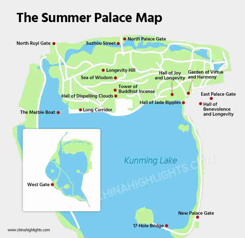 The Summer Palace Map