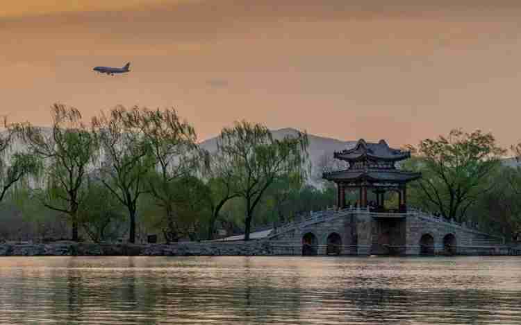 The Summer Palace at Sunset